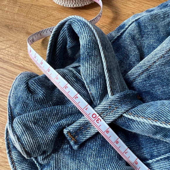 Sezane Austin Paperbag Trousers Jeans 34 - Picture 3 of 9